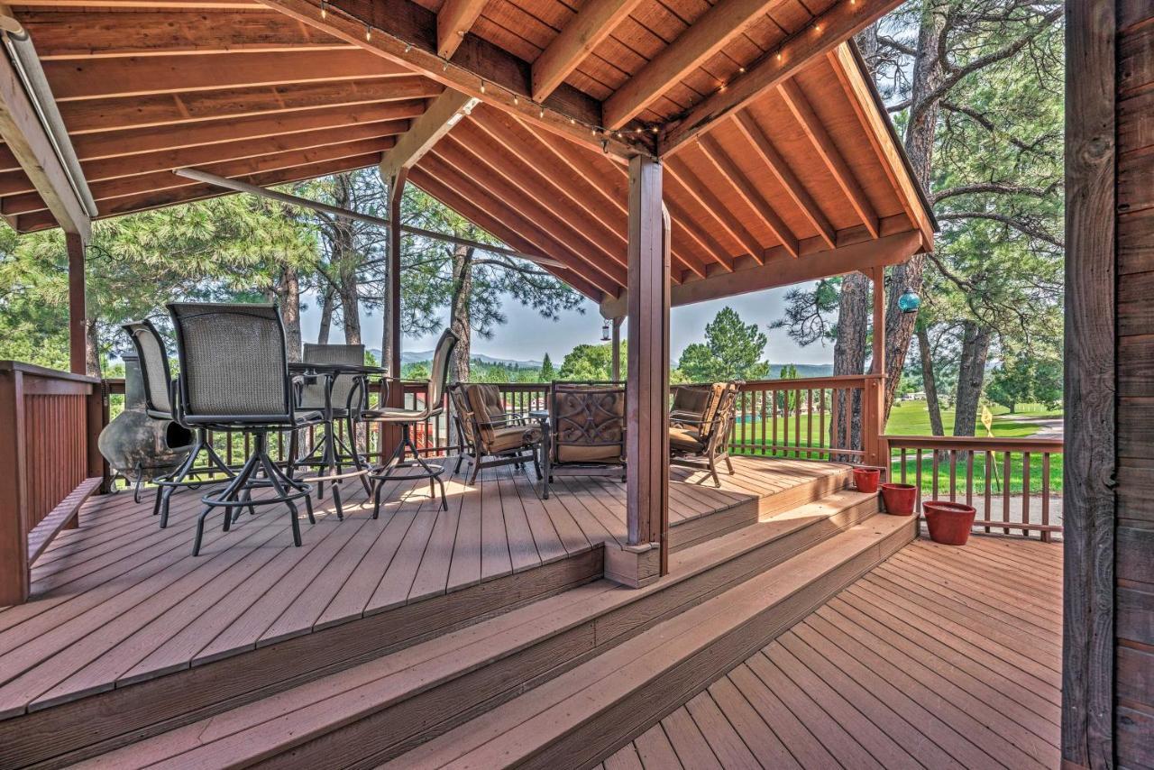 Cozy Ruidoso Cabin With Private Hot Tub And Large Deck Eksteriør billede
